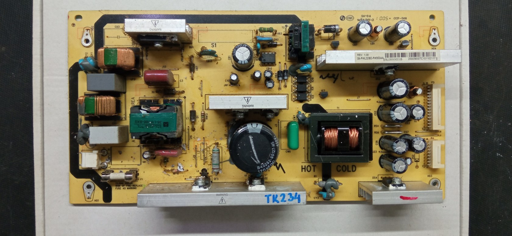 TK234 THOMSON 32FR5234 POWER CCP-506 08-PWL32BE-PW300AA